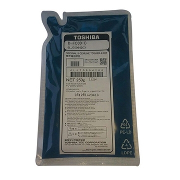 Picture of Toshiba 6LJ70384200 (D-FC30C) Cyan Developer (56000 Yield)