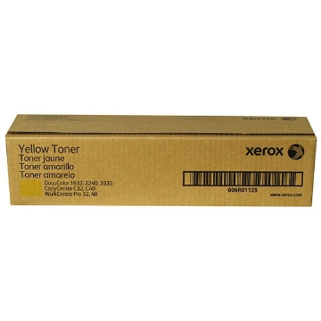 Picture of Xerox 6R1125 Yellow Copier Toner Cartridge (16000 Yield)