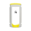 Picture of Compatible C9454A (HP 70) Yellow Pigment Inkjet Cartridge (130 Yield)