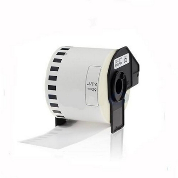 Picture of Compatible DK-N5224 DKN5224) Black on White 2.1'' x 100'/ 101mm x 30.4m Continuous Length Paper Tape (100' length)