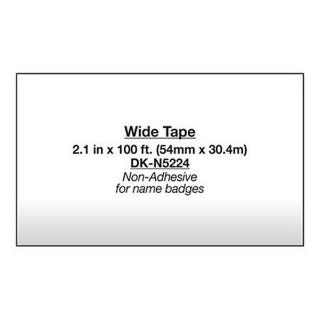 Picture of Brother DK-N5224 DKN5224) Black on White 2.1'' x 100'/ 101mm x 30.4m Continuous Length Paper Tape (100' length)