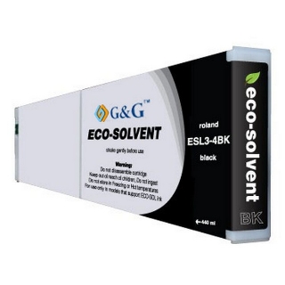 Picture of Compatible ESL3-4Bk Black Eco Sol-Max Ink (440 ml)