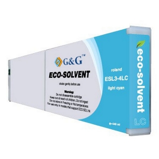 Picture of Compatible ESL3-4LC Light Cyan Eco Sol-Max Ink (440 ml)