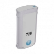 Picture of Compatible F9J67A (HP 728) Cyan Ink Cartridge (130-ml)