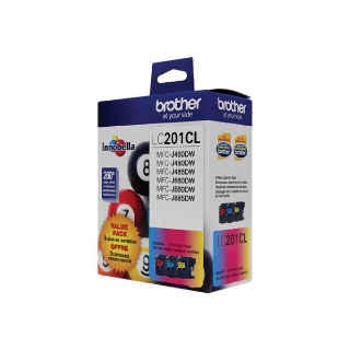 Picture of Brother LC-2013PKS Cyan, Magenta, Yellow Ink Cartridge (3 pack) (3 x 260)