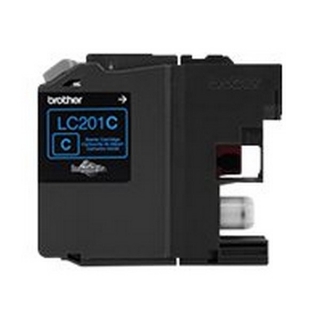 Picture of Brother LC-201C Cyan Ink Cartridge (260 Yield)