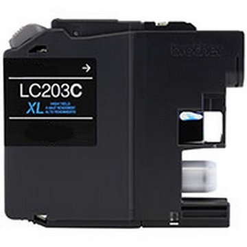 Picture of Compatible LC-203C High Yield Cyan Inkjet Cartridge (550 Yield)