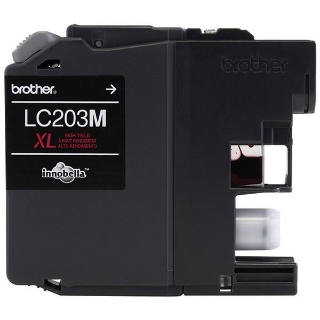 Picture of Brother LC-203M High Yield Magenta Inkjet Cartridge (550 Yield)