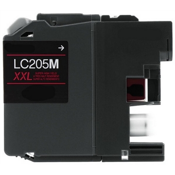 Picture of Compatible LC-205M (LC-205MXXLM) Super High Yield Magenta Inkjet Cartridge (1200 Yield)