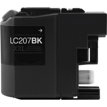 Picture of Compatible LC-207Bk (LC-207XXLBK) Super High Yield Black Inkjet Cartridge (1200 Yield)