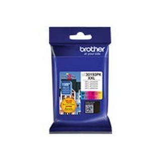 Picture of Brother LC-30193PK (LC-3019C, LC-3019M, LC-3019Y) Super High Yield Cyan, Magenta, Yellow Ink Cartridges (3 pack) (3 x 1500)
