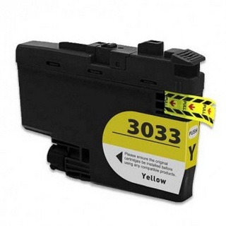 Picture of Compatible LC-3033Y Super High Yield Yellow Inkjet Cartridge (1500 Yield)