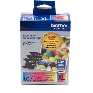 Picture of Brother LC-753PKS High Yield Cyan, Magenta, Yellow Ink Cartridges (3 pack) (600 x 3)
