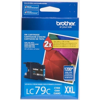 Picture of Brother LC-79C Extra High Yield Cyan Inkjet Cartridge (1200 Yield)