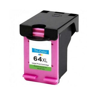 Picture of Eco-Saver inkjet for N9J91AN (HP 64XL color), equal to 3 HP 64xl Color Cartridges