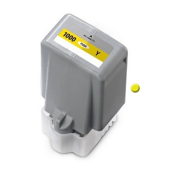 Picture of Compatible PFI-1000Y (0549C002) Yellow Pigment Ink Cartridge (80 ml)