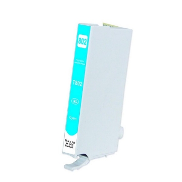 Picture of Compatible T802xl220 (Epson 802XL) Ultra High Yield Cyan Inkjet Cartridge (1900 Yield)