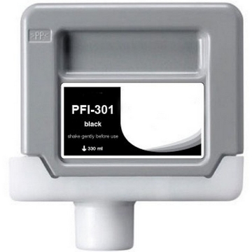 Picture of Compatible 1486B001 (PFI-301BK) Black Inkjet Cartridge (330 ml)