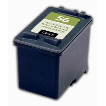 Picture of Compatible C6656AN (HP 56) Black Inkjet Cartridge (450 Yield)