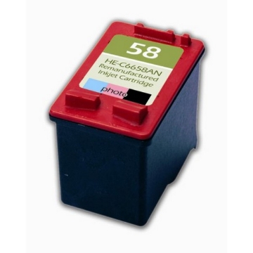 Picture of Compatible C6658AN (HP 58) Color Photo Inkjet Cartridge (390 Yield)