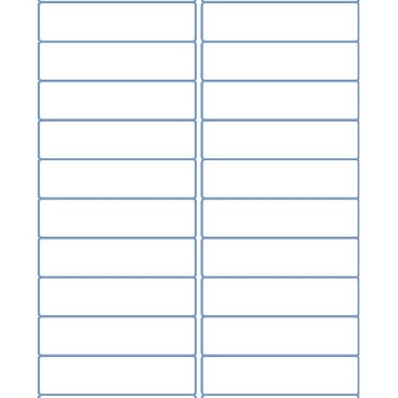 Picture of Compatible 5161 Address Labels (1" x 4") (100 sheets per pack)