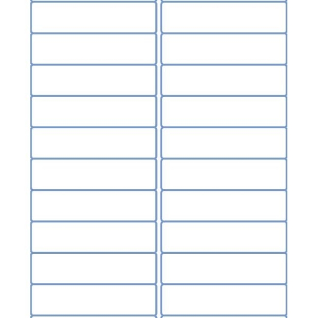 Picture of Compatible 5161 Address Labels (1" x 4") (100 sheets per pack)