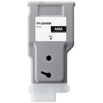 Picture of Compatible 5302B001 (PFI-206MBK) Matte Black Ink Cartridge (300 ml)