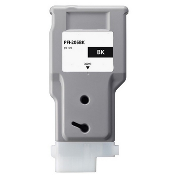 Picture of Compatible 5303B001 (PFI-206Bk) Black Ink Cartridge (300 ml)