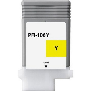 Picture of Compatible 6624B001AA (PFI-106Y) Yellow Inkjet Cartridge (130 ml)