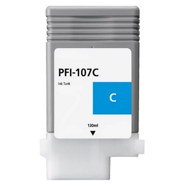 Picture of Compatible 6706B001 (PFI-107C) Cyan Ink Cartridge (130 ml)