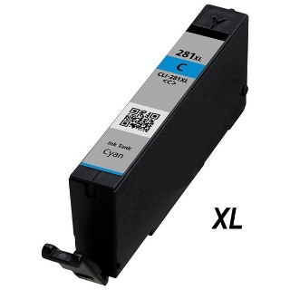 Picture of Compatible 2034C001 (CLI-281XLC) High Yield Cyan Ink Tank