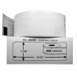 Picture of Compatible 30252 Black on White Shipping Labels (300 pcs) (1.1" x 3.5" )