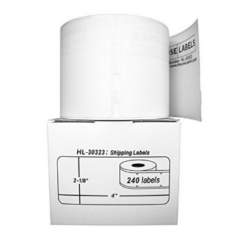 Picture of Compatible 30323 Black on White Standard Shipping Labels (220 pcs) (2.1" x 4" )