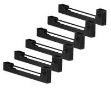 Picture of Compatible ERC-09P Purple POS Ribbons (6 pack)